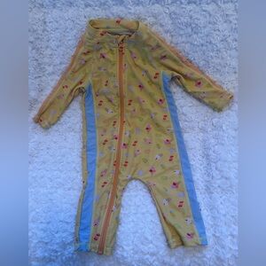 SwimZip Long Sleeve Romper Swimsuit 
6-12 Month